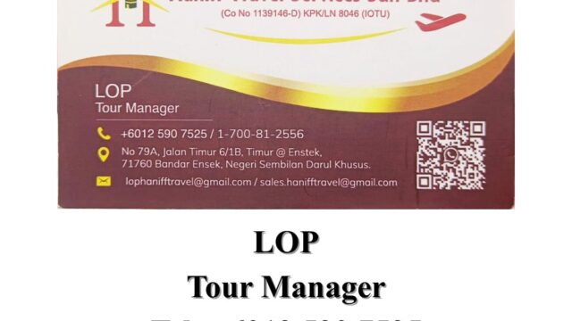 Lop Travel anf Tour agent, exco of mita pahang specialise in Taman Negara Pahang