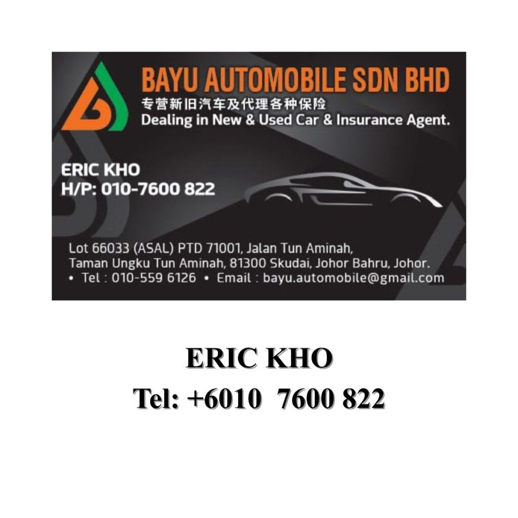 Bayu Automobile Sdn Bhd dealing in New and Used car and Insurance agent