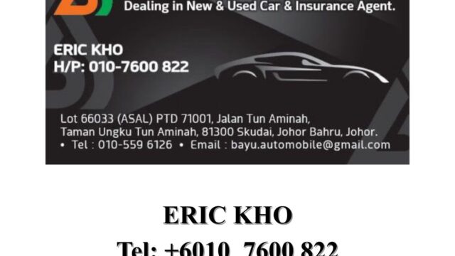 Bayu Automobile Sdn Bhd dealing in New and Used car and Insurance agent